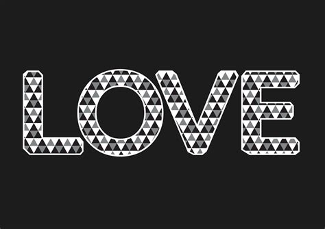 Love Font Type For Valentines Day Card 647116 Vector Art At Vecteezy