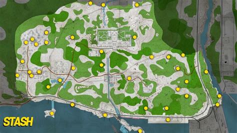 Tarkov Shoreline Map Spawns Exits Keys Loot Guide