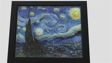 Starry Night 3d Model By Pattjrpat 0cfa71d Sketchfab