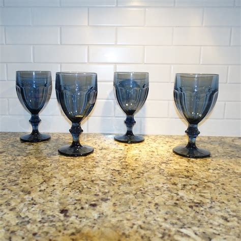Libbey Duratuff Gibraltar Goblets Set Of 4 Goblets Vintage Etsy
