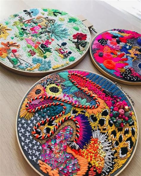 Deshilachado Textile Art Embroidery Hand Embroidery Art Embroidery