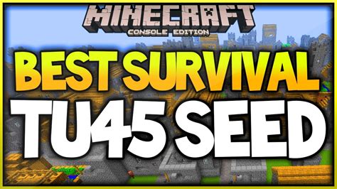 Minecraft Xbox 360ps3 7 Villages Seed Best Tu45 Survival Seed