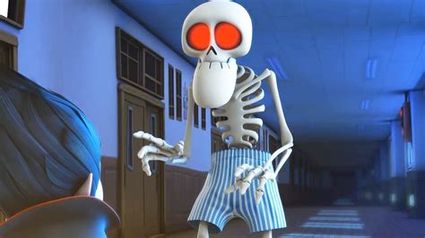 Spookiz Skeleton Teacher Wears Only Underpants Funny Videos For