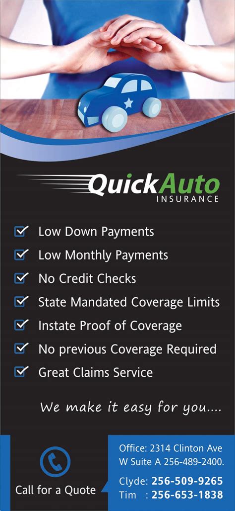 Entry 36 By Nipen31d For Design A Flyer For Quick Auto Insurance