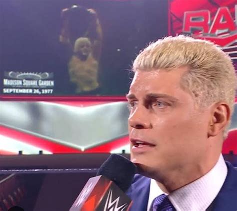 cody rhodes addresses his untelevised 4 word message for father dusty rhodes after royal rumble