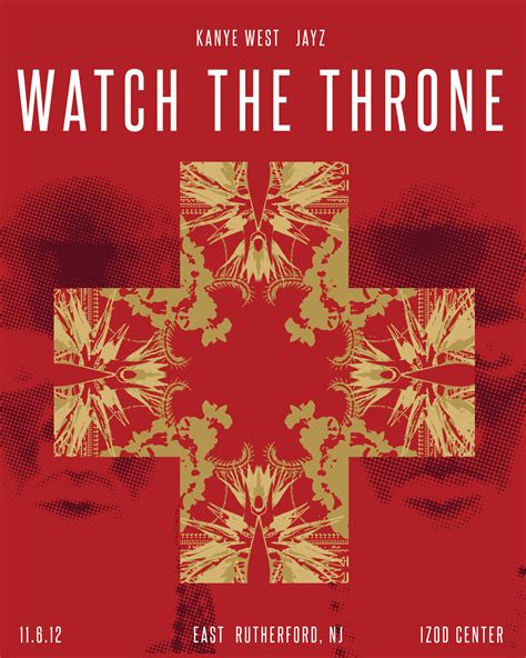 Watch The Throne Concert Poster By Christopher Mineses At