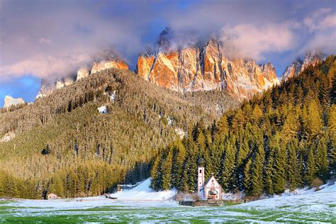 Italy Trentino Alto Adige Bolzano District Val Di Funes Santa