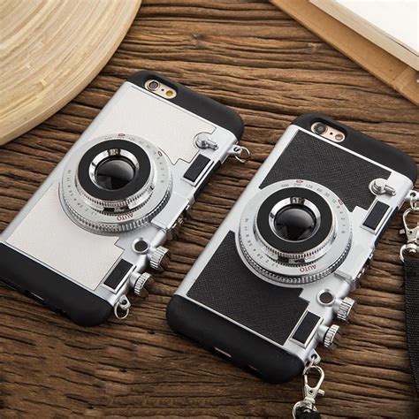 2017 New Fashion 3d Camera Phone Cases For Iphone 7 7 Plus 6 6s Plus