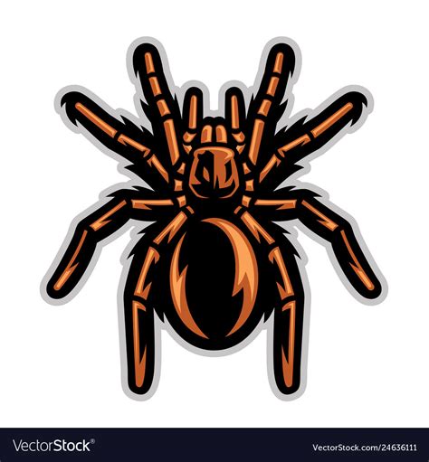Tarantula Spider Mascot Royalty Free Vector Image