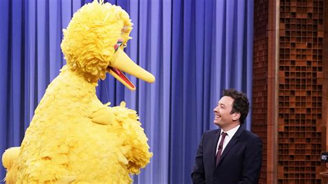 Watch The Tonight Show Starring Jimmy Fallon Interview Big Bird