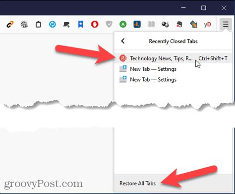 How To Open Recently Closed Tabs In Chrome Firefox Edge And Safari