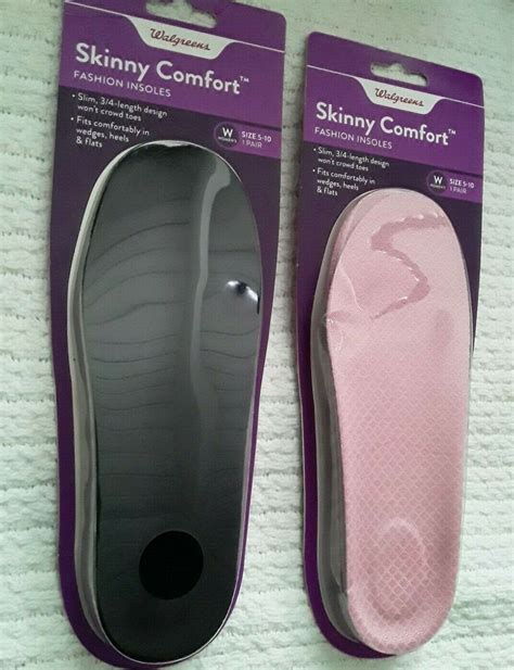 Women’s Skinny Comfort Fashion Shoe Insoles Lot Walgreens 1 Pair Each Sz 5 10 Ebay