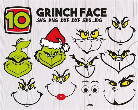 Grinch Smile Svg 20 Svg Png Eps Dxf File