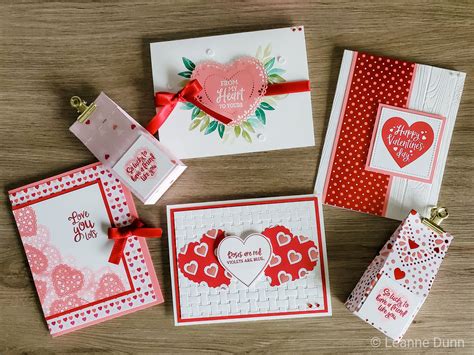Stampin Up From My Heart Suite Heartfelt Stamp Set Cards Created By