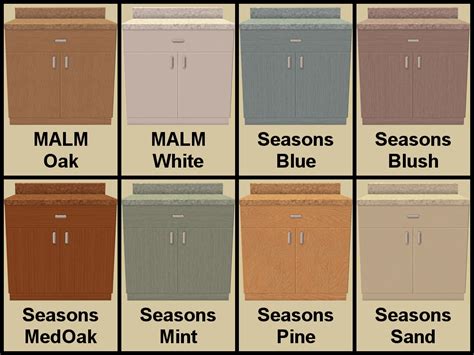 Maxis Match Sims 2 Recolor Season Colors Color Chart All The
