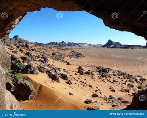 Sahara Desert Cave Stock Photography 92640218