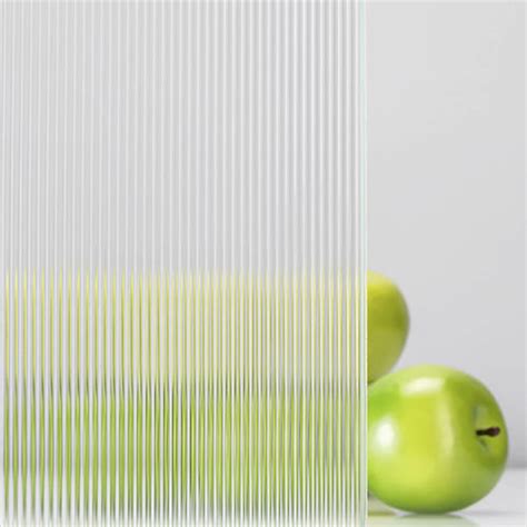Laminated Glass Panel Thin Ribbed General Glass International Tempered Patterned