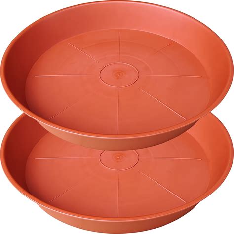 Amazon.com: Bleusea 2 Pack of Plant Saucer 25 26 inch, 4.2" Depth