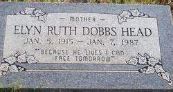 Elyn Ruth Wright Dobbs Head Find A Grave Reminne