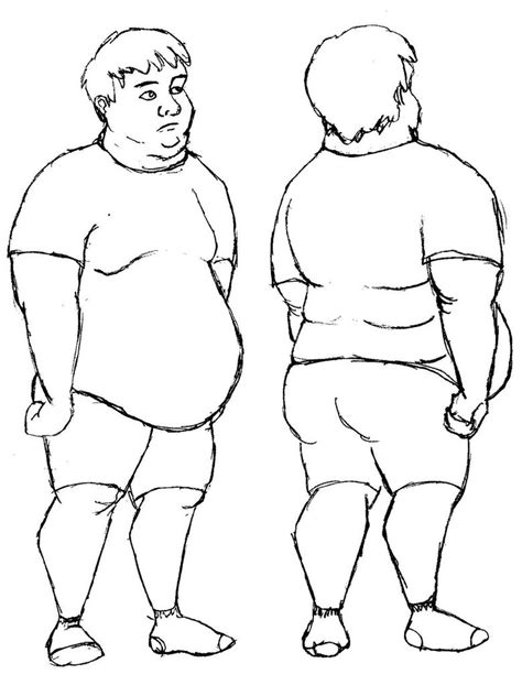 Fat Man Drawing At Getdrawings Free Download