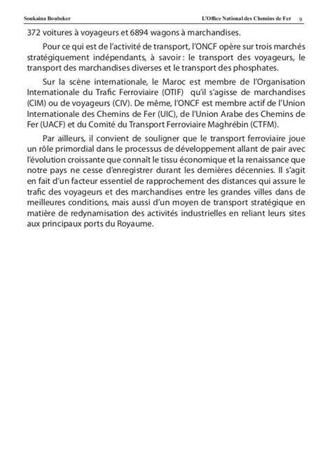 Rapport De Stageoncf