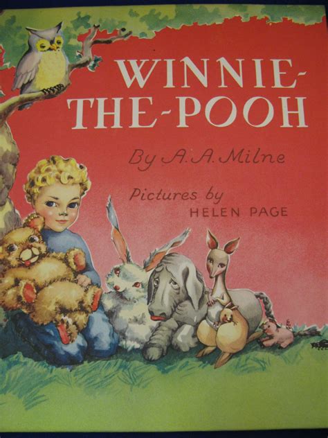 Winnie the pooh redesign cover on behance. Reduced-1946 Vintage Winnie the Pooh Book | Etsy | Winnie ...