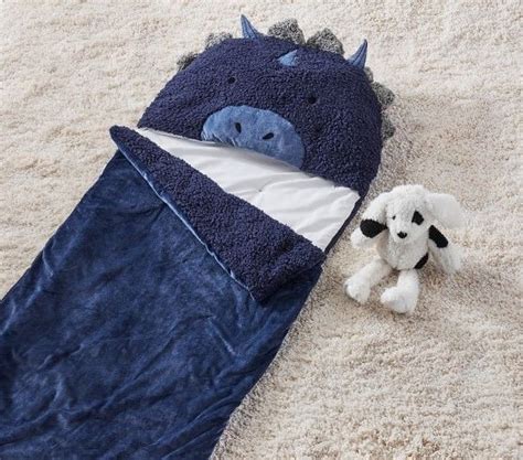 Consider kids sleeping bags with extra safety zippers to protect small fingers; Dino Pillow Pal Sleeping Bag in 2020 | Pillow pals ...