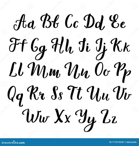 Free Downloadable Font Hand Lettering Alphabet Letter