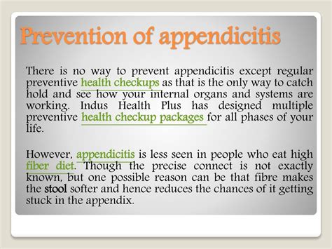 Ppt Appendicitis Symptoms Causes Treatment And Prevention