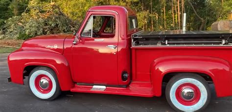 1955 Ford F100 Ev Conversion With Expandable Solar Panel R