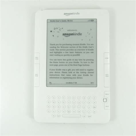 Amazon Kindle 2nd Generation Model D00701 Book Reader For Sale Online