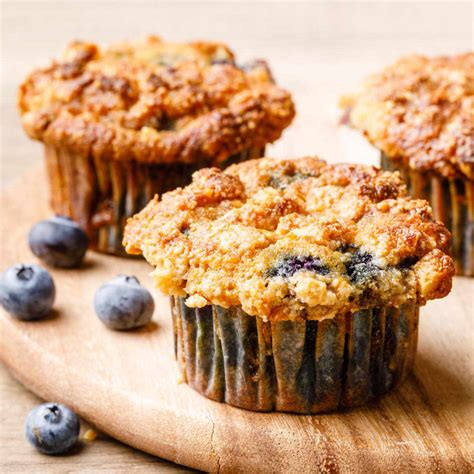 The Best Coconut Flour Blueberry Muffins With Crumble Top Paleo