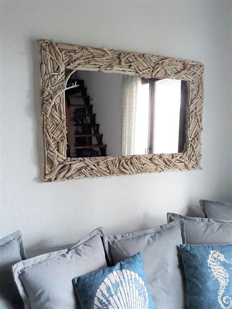 Coastal Mirror Made With Driftwood — Homebnc