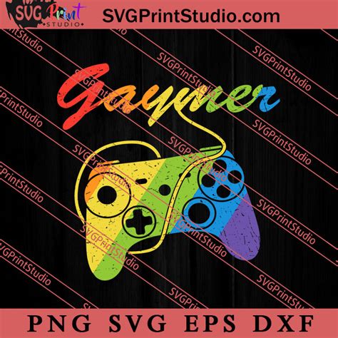 Gaymer Game Svg Lgbt Pride Svg Be Kind Svg