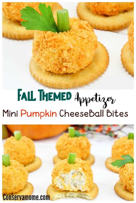 Earn points from buying select disney dvd's, going to the movies and with bonus points. ConservaMom - Fall Themed Appetizer: Mini Pumpkin Cheese ...