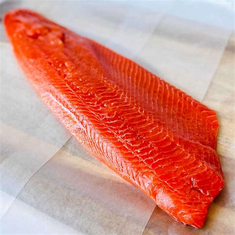 Wild Salmon Side Fish Fillets Delivery Sydney Manettas Seafood