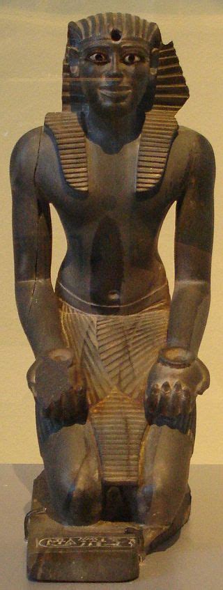 Kneeling Statue Of Pepi I Meryre Greywacke Alabaster Obsidian And Copper Old Kingdom