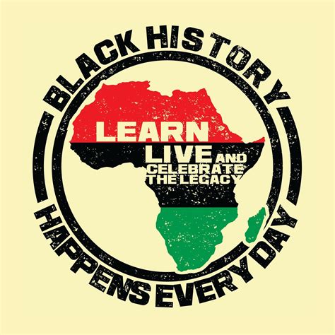 Black History Happens Everyday Poster By Sankofa Designs The Black