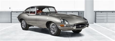 jaguar revives the classic e type sports car from 1960 s
