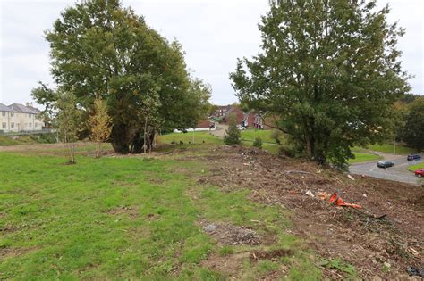Officers in white boiler carry out fingertip searches for bullets and other evidence close to biddick drive. 24th October 2020