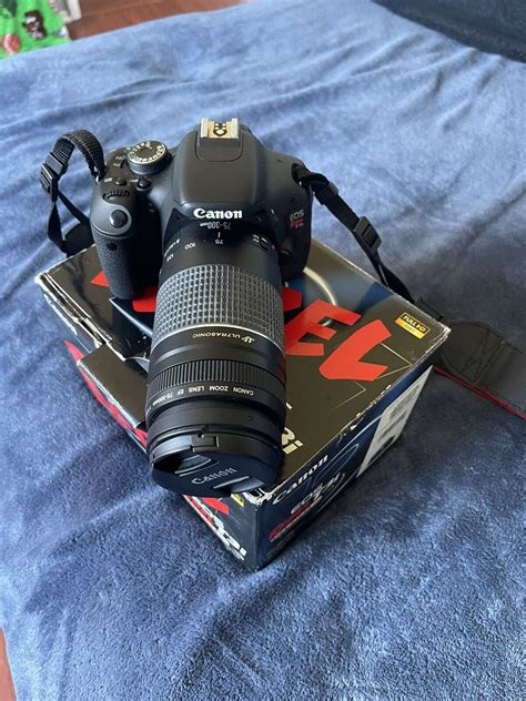 Canon Eos Rebel T3i 18 Mp Digital Slr Camera Black Ef S 18 55 Ii