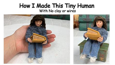 How I Made A Miniature Human Character Without Using Clay Youtube