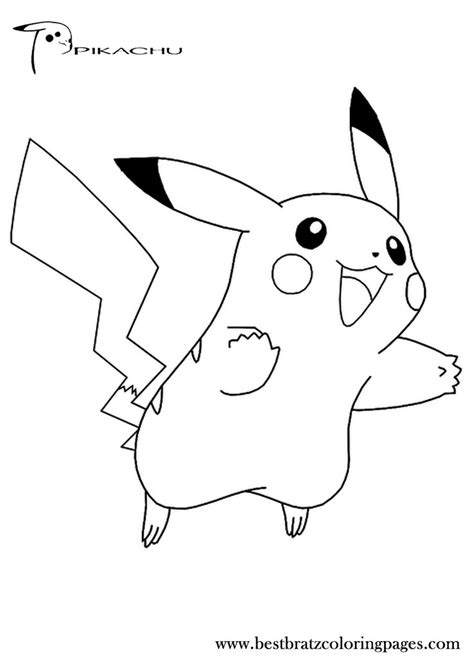 Free Printable Pikachu Coloring Pages For Kids Coloring Pages