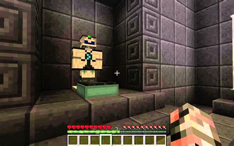 Minecraft Iron Man Style Armor Room With Touch Screen Selection Youtube