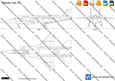 Templates Modern Airplanes Yakovlev Yakovlev Yak 141