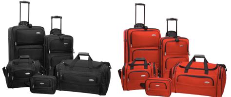 Samsonite 5 Piece Luggage Travel Set Only 78 75 Shipped Regularly 250