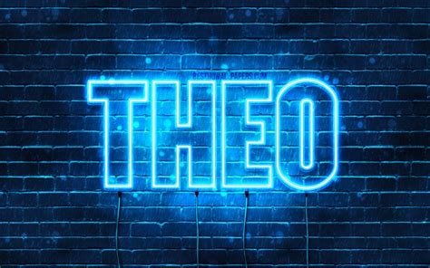 Download Wallpapers Theo 4k Wallpapers With Names Horizontal Text