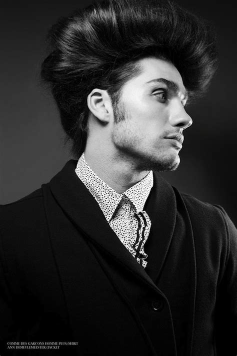 Long hairstyles for men are a great alternative to traditional short haircuts. Amusing Photos Of Manly Male Model With Flamboyant, Feminine Hairstyles - DesignTAXI.com