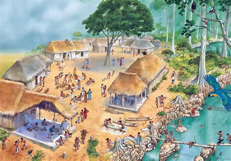A Maya Farming Village Mayan History Maya Ancient Maya