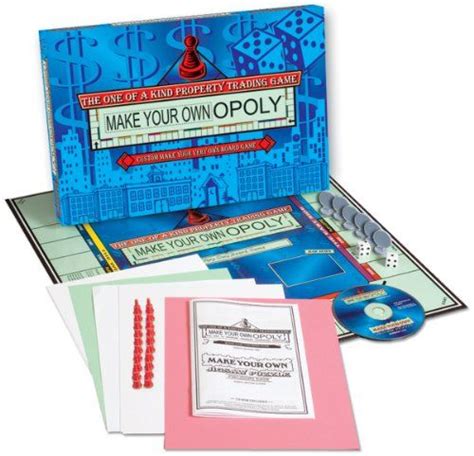Make Your Own Opoly Board Game Custom Monopoly Board Games Make It
